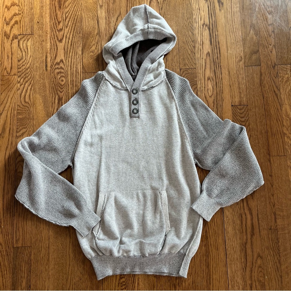 BKE Hoodie Sweatshirt / Sweater Size Large Brown and Creams
